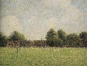 Camille Pissarro grass oil painting on canvas